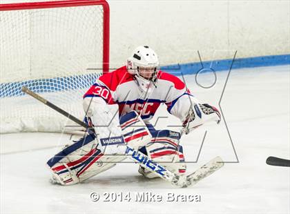 Thumbnail 2 in Mount St. Charles Academy vs Bishop Guertin (Mount St. Charles Holiday Face-Off) photogallery.