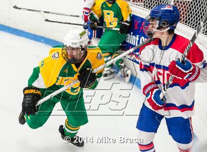 Thumbnail 1 in Mount St. Charles Academy vs Bishop Guertin (Mount St. Charles Holiday Face-Off) photogallery.