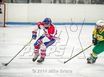Thumbnail 2 in Mount St. Charles Academy vs Bishop Guertin (Mount St. Charles Holiday Face-Off) photogallery.