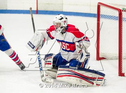 Thumbnail 3 in Mount St. Charles Academy vs Bishop Guertin (Mount St. Charles Holiday Face-Off) photogallery.