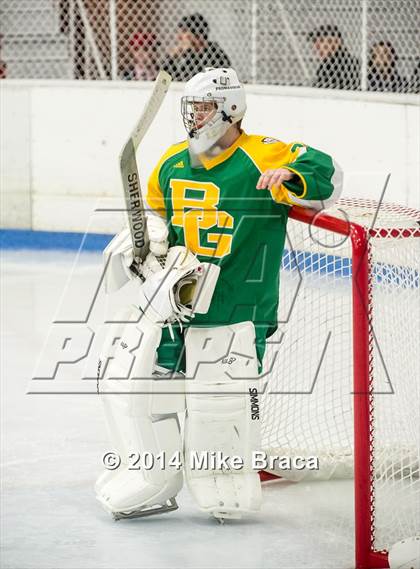 Thumbnail 3 in Mount St. Charles Academy vs Bishop Guertin (Mount St. Charles Holiday Face-Off) photogallery.