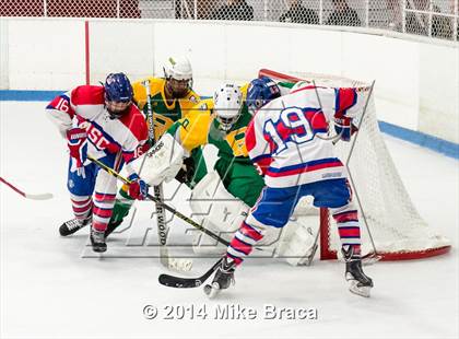 Thumbnail 3 in Mount St. Charles Academy vs Bishop Guertin (Mount St. Charles Holiday Face-Off) photogallery.