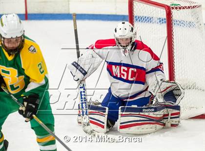 Thumbnail 2 in Mount St. Charles Academy vs Bishop Guertin (Mount St. Charles Holiday Face-Off) photogallery.