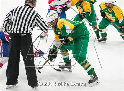 Thumbnail 3 in Mount St. Charles Academy vs Bishop Guertin (Mount St. Charles Holiday Face-Off) photogallery.