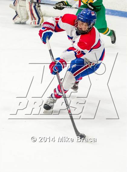 Thumbnail 2 in Mount St. Charles Academy vs Bishop Guertin (Mount St. Charles Holiday Face-Off) photogallery.