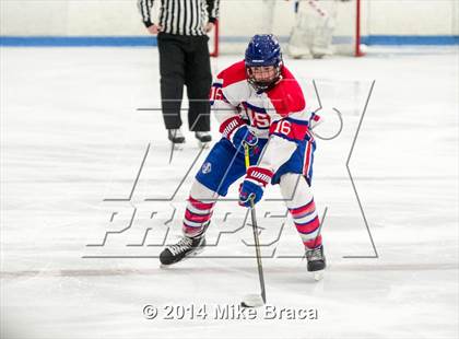 Thumbnail 1 in Mount St. Charles Academy vs Bishop Guertin (Mount St. Charles Holiday Face-Off) photogallery.
