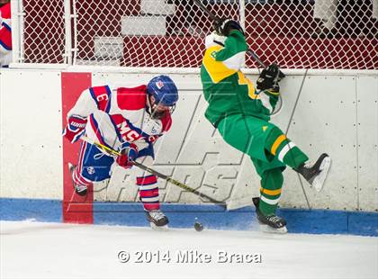 Thumbnail 3 in Mount St. Charles Academy vs Bishop Guertin (Mount St. Charles Holiday Face-Off) photogallery.