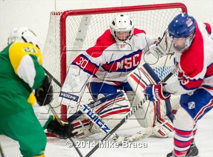 Thumbnail 2 in Mount St. Charles Academy vs Bishop Guertin (Mount St. Charles Holiday Face-Off) photogallery.