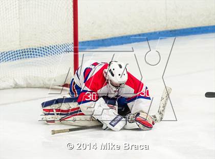 Thumbnail 1 in Mount St. Charles Academy vs Bishop Guertin (Mount St. Charles Holiday Face-Off) photogallery.