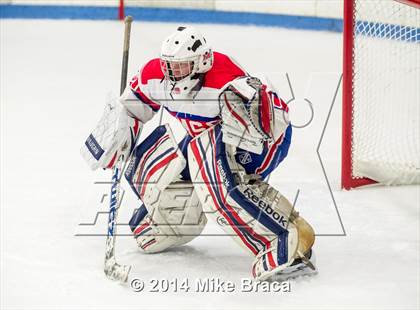 Thumbnail 2 in Mount St. Charles Academy vs Bishop Guertin (Mount St. Charles Holiday Face-Off) photogallery.