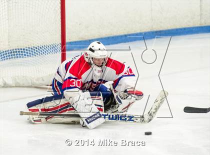 Thumbnail 3 in Mount St. Charles Academy vs Bishop Guertin (Mount St. Charles Holiday Face-Off) photogallery.