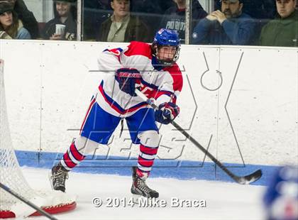 Thumbnail 1 in Mount St. Charles Academy vs Bishop Guertin (Mount St. Charles Holiday Face-Off) photogallery.