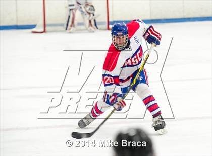Thumbnail 1 in Mount St. Charles Academy vs Bishop Guertin (Mount St. Charles Holiday Face-Off) photogallery.