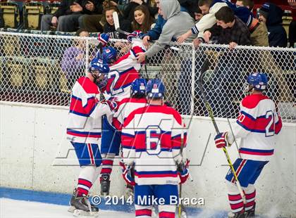 Thumbnail 2 in Mount St. Charles Academy vs Bishop Guertin (Mount St. Charles Holiday Face-Off) photogallery.