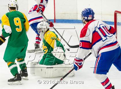 Thumbnail 3 in Mount St. Charles Academy vs Bishop Guertin (Mount St. Charles Holiday Face-Off) photogallery.