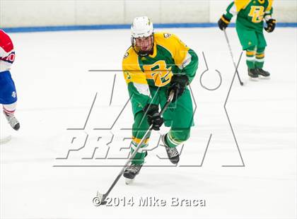 Thumbnail 1 in Mount St. Charles Academy vs Bishop Guertin (Mount St. Charles Holiday Face-Off) photogallery.