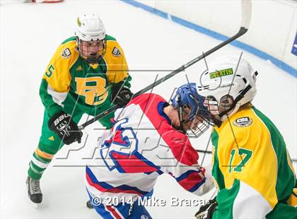 Thumbnail 3 in Mount St. Charles Academy vs Bishop Guertin (Mount St. Charles Holiday Face-Off) photogallery.