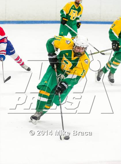 Thumbnail 2 in Mount St. Charles Academy vs Bishop Guertin (Mount St. Charles Holiday Face-Off) photogallery.