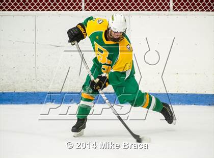 Thumbnail 2 in Mount St. Charles Academy vs Bishop Guertin (Mount St. Charles Holiday Face-Off) photogallery.