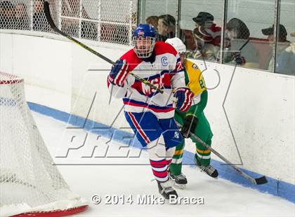 Thumbnail 2 in Mount St. Charles Academy vs Bishop Guertin (Mount St. Charles Holiday Face-Off) photogallery.