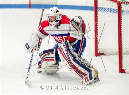 Thumbnail 1 in Mount St. Charles Academy vs Bishop Guertin (Mount St. Charles Holiday Face-Off) photogallery.
