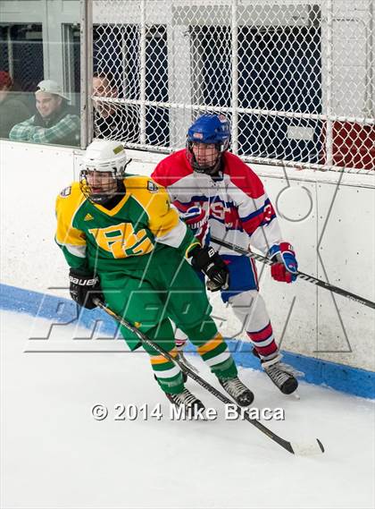 Thumbnail 1 in Mount St. Charles Academy vs Bishop Guertin (Mount St. Charles Holiday Face-Off) photogallery.