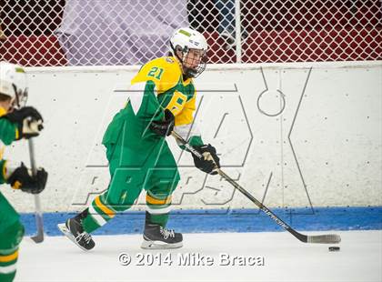 Thumbnail 1 in Mount St. Charles Academy vs Bishop Guertin (Mount St. Charles Holiday Face-Off) photogallery.