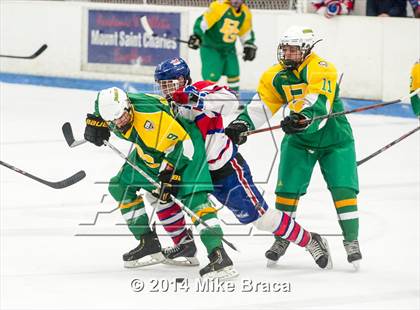 Thumbnail 2 in Mount St. Charles Academy vs Bishop Guertin (Mount St. Charles Holiday Face-Off) photogallery.