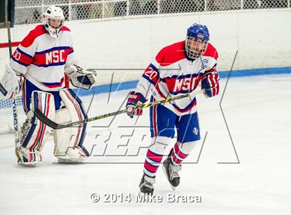 Thumbnail 3 in Mount St. Charles Academy vs Bishop Guertin (Mount St. Charles Holiday Face-Off) photogallery.