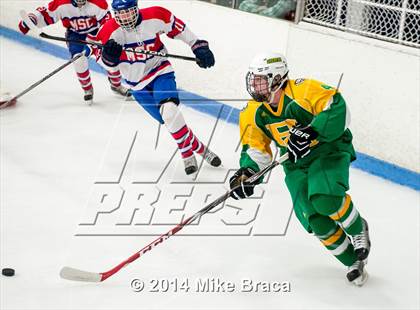 Thumbnail 2 in Mount St. Charles Academy vs Bishop Guertin (Mount St. Charles Holiday Face-Off) photogallery.
