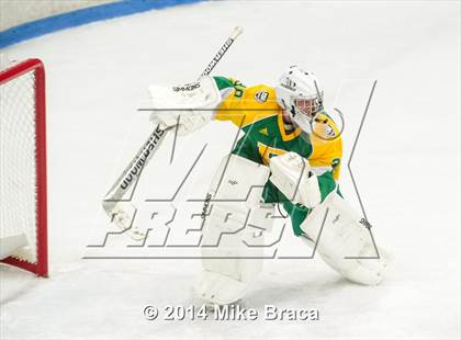 Thumbnail 1 in Mount St. Charles Academy vs Bishop Guertin (Mount St. Charles Holiday Face-Off) photogallery.