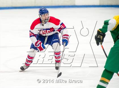 Thumbnail 1 in Mount St. Charles Academy vs Bishop Guertin (Mount St. Charles Holiday Face-Off) photogallery.