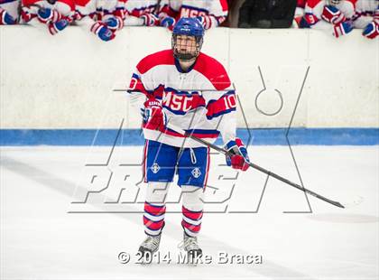 Thumbnail 3 in Mount St. Charles Academy vs Bishop Guertin (Mount St. Charles Holiday Face-Off) photogallery.