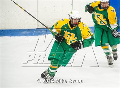 Thumbnail 1 in Mount St. Charles Academy vs Bishop Guertin (Mount St. Charles Holiday Face-Off) photogallery.