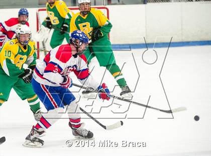 Thumbnail 2 in Mount St. Charles Academy vs Bishop Guertin (Mount St. Charles Holiday Face-Off) photogallery.