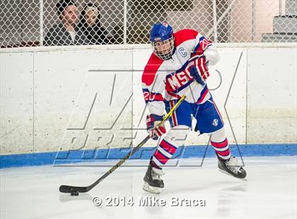 Thumbnail 3 in Mount St. Charles Academy vs Bishop Guertin (Mount St. Charles Holiday Face-Off) photogallery.