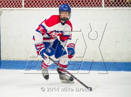Thumbnail 1 in Mount St. Charles Academy vs Bishop Guertin (Mount St. Charles Holiday Face-Off) photogallery.