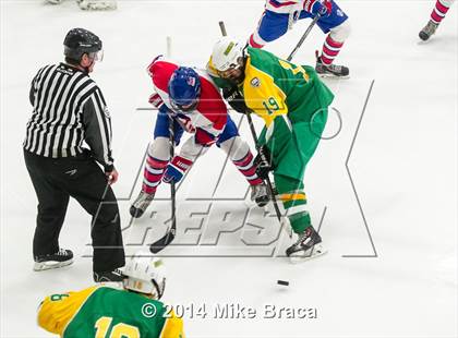 Thumbnail 3 in Mount St. Charles Academy vs Bishop Guertin (Mount St. Charles Holiday Face-Off) photogallery.