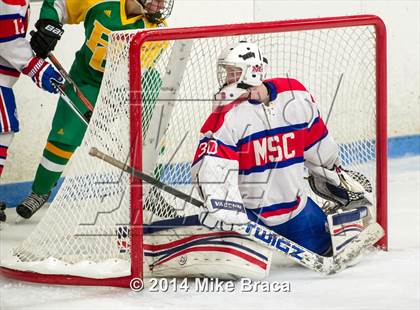 Thumbnail 3 in Mount St. Charles Academy vs Bishop Guertin (Mount St. Charles Holiday Face-Off) photogallery.