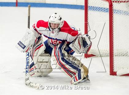 Thumbnail 3 in Mount St. Charles Academy vs Bishop Guertin (Mount St. Charles Holiday Face-Off) photogallery.