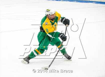 Thumbnail 3 in Mount St. Charles Academy vs Bishop Guertin (Mount St. Charles Holiday Face-Off) photogallery.