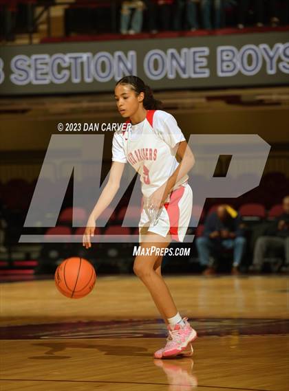 Thumbnail 3 in Hamilton [Alexander] vs Leffell (NYSPHSAA Section 1 Class C Semifinal) photogallery.