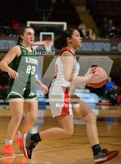 Thumbnail 3 in Hamilton [Alexander] vs Leffell (NYSPHSAA Section 1 Class C Semifinal) photogallery.