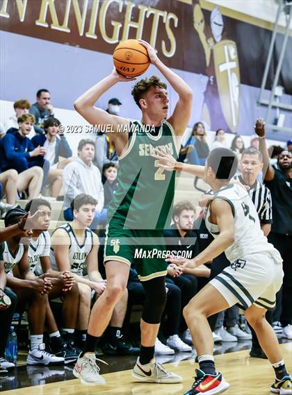 Thumbnail 3 in St. Bonaventure vs St. Francis (St. Francis Holiday Hoopfest Tournament) photogallery.