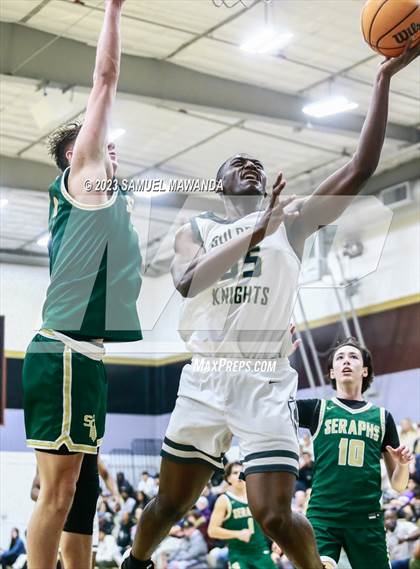 Thumbnail 2 in St. Bonaventure vs St. Francis (St. Francis Holiday Hoopfest Tournament) photogallery.