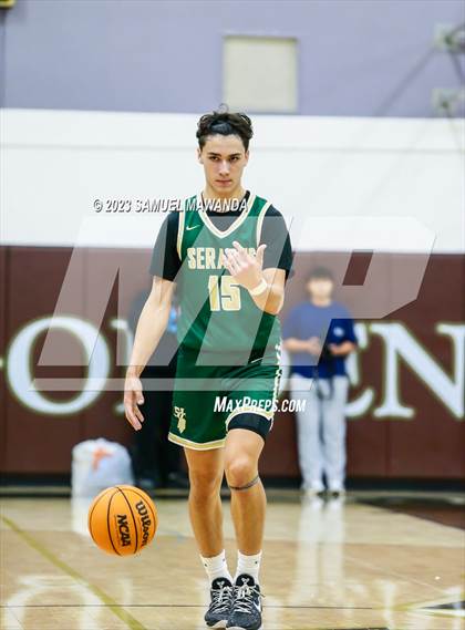 Thumbnail 1 in St. Bonaventure vs St. Francis (St. Francis Holiday Hoopfest Tournament) photogallery.