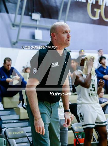 Thumbnail 1 in St. Bonaventure vs St. Francis (St. Francis Holiday Hoopfest Tournament) photogallery.