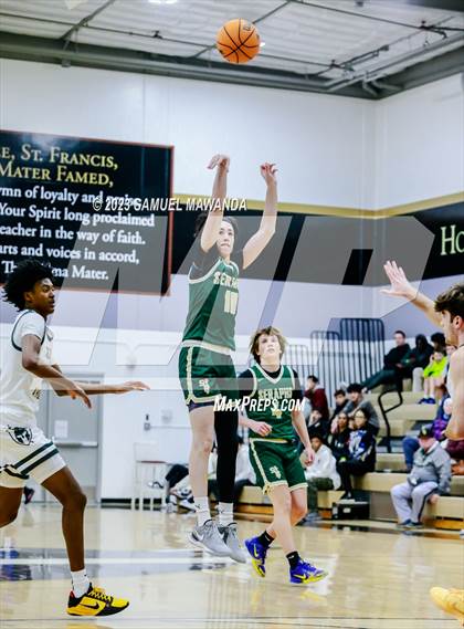 Thumbnail 3 in St. Bonaventure vs St. Francis (St. Francis Holiday Hoopfest Tournament) photogallery.