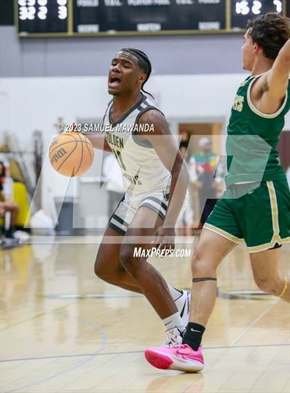 Thumbnail 1 in St. Bonaventure vs St. Francis (St. Francis Holiday Hoopfest Tournament) photogallery.