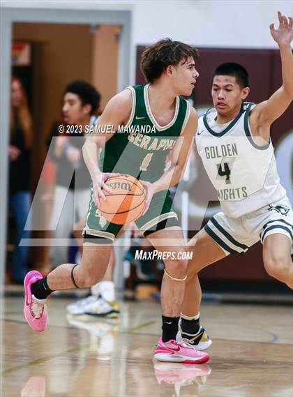 Thumbnail 3 in St. Bonaventure vs St. Francis (St. Francis Holiday Hoopfest Tournament) photogallery.